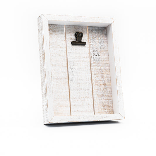 Rustic Photo Frame with Clip