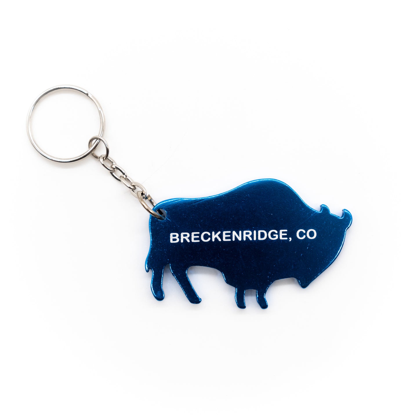 Breckenridge Buffalo Keychain with Bottle Opener