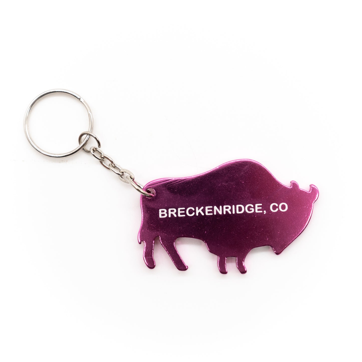 Breckenridge Buffalo Keychain with Bottle Opener