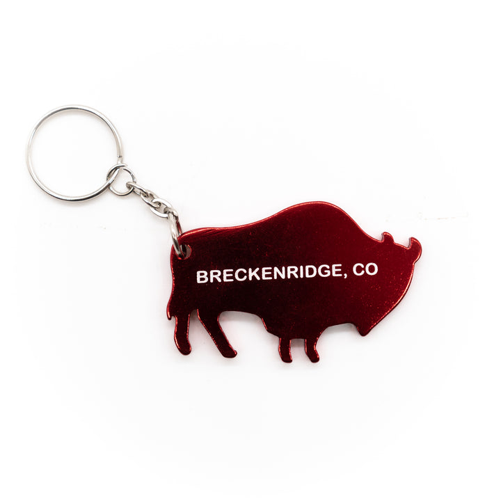 Breckenridge Buffalo Keychain with Bottle Opener