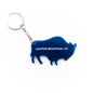 Copper Mountain Buffalo Keychain with Bottle Opener