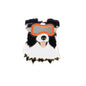 Border Collie Snow Dog Pin