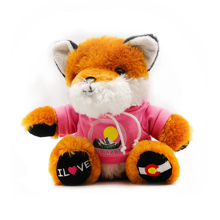 Colorado Hoodie Fox Stuffed Animal