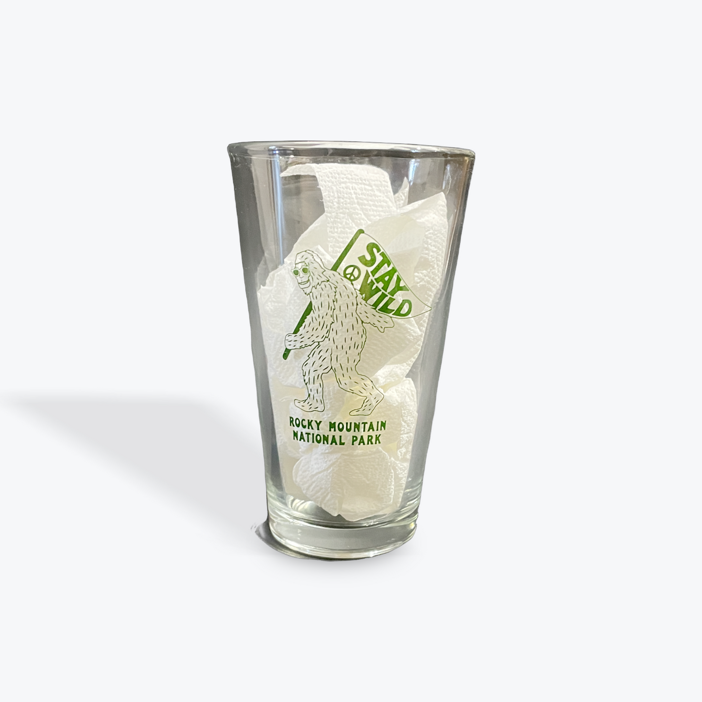 Stay Wild Sasquatch Pint Glass