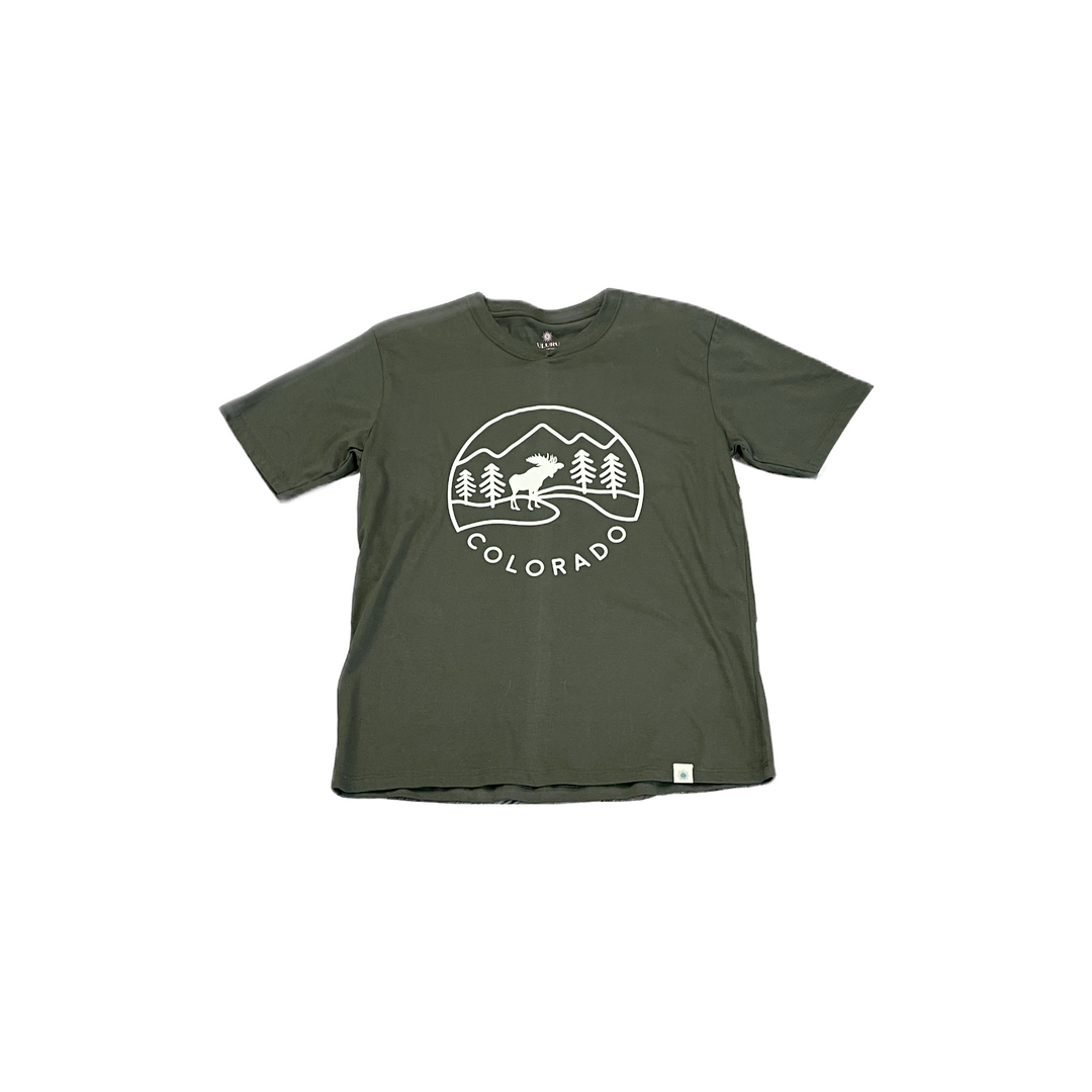Mountain Moose Khoa Army Green/Dusty Rose Shirt - Unisex