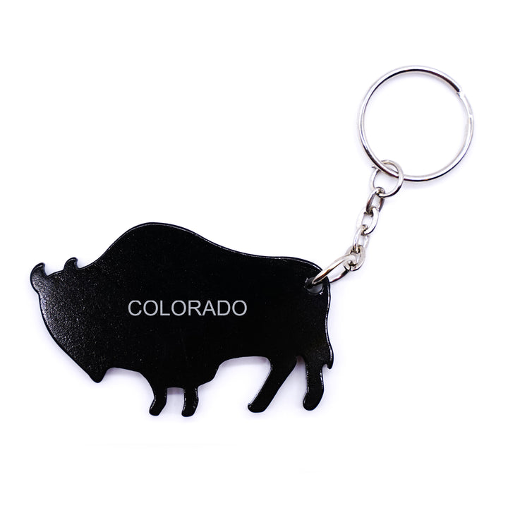 Colorado Buffalo Bottle Opener Keychain