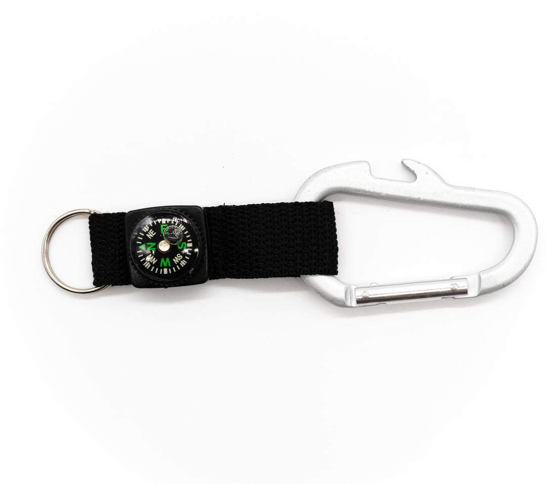 Keystone Carabiner with Compass