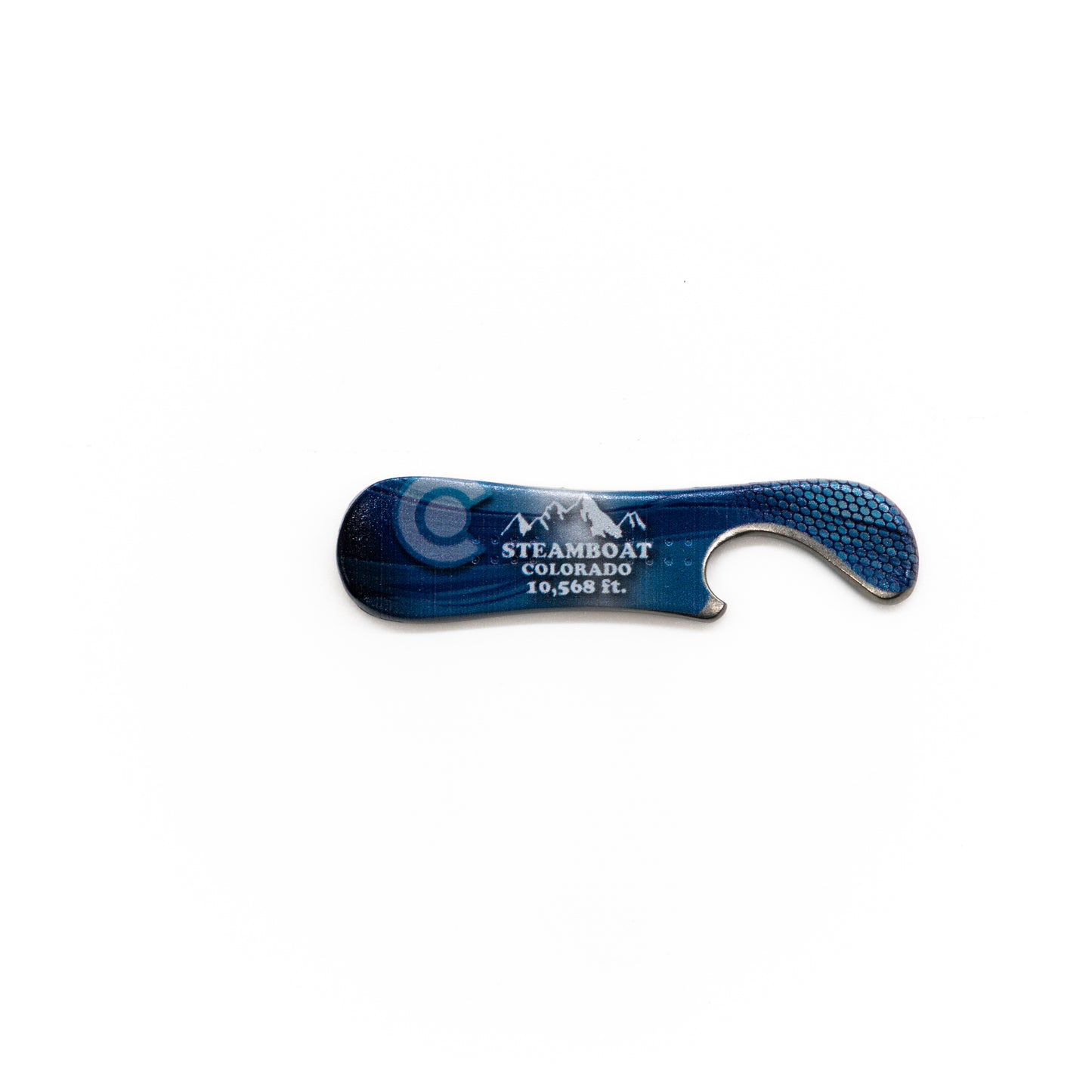 Steamboat Snowboard Magnet with Bottle Opener