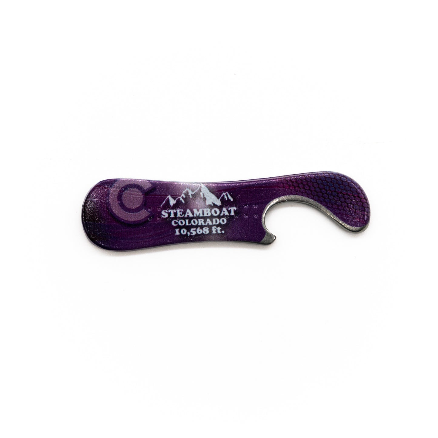 Steamboat Snowboard Magnet with Bottle Opener