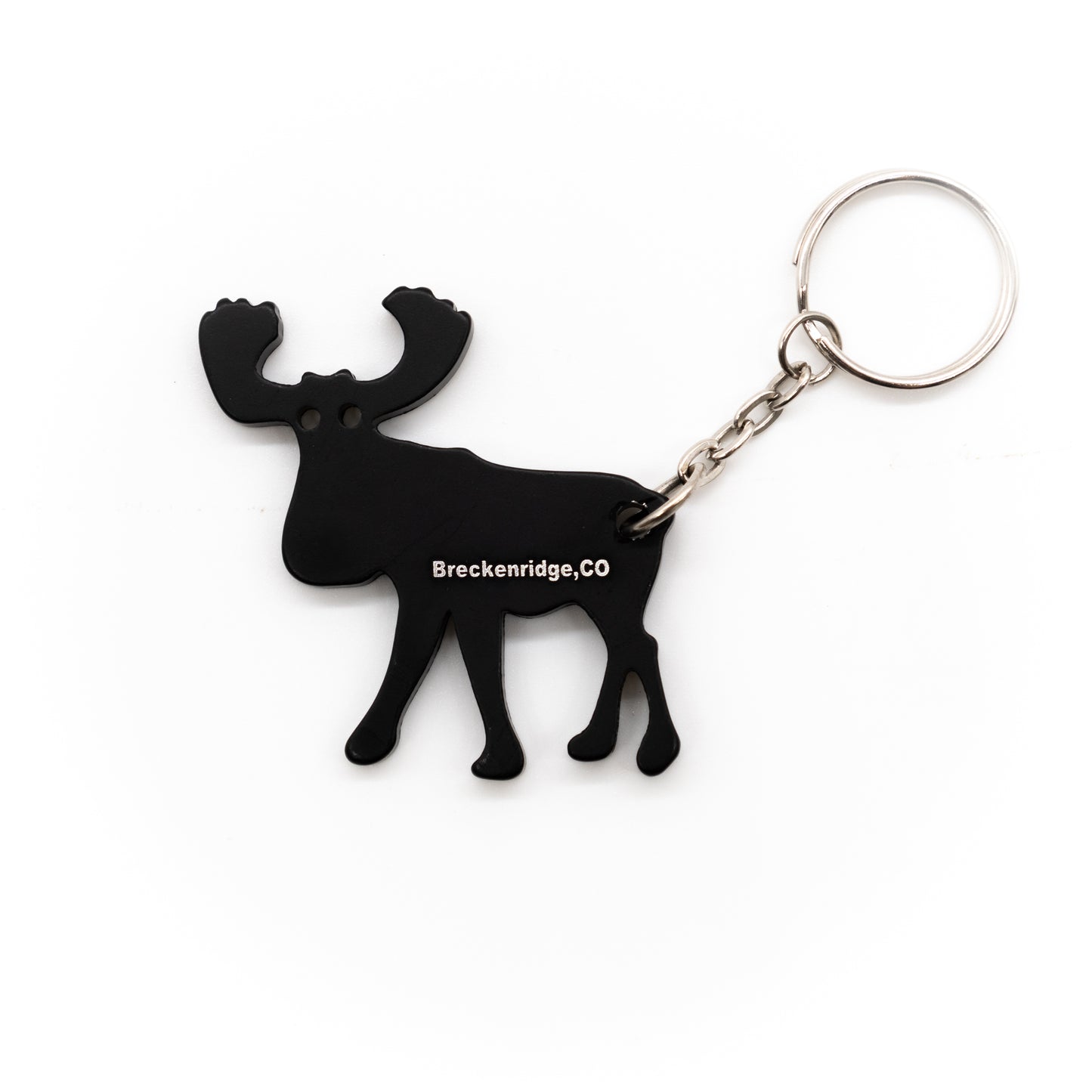 Breckenridge Moose Keychain with Bottle Opener