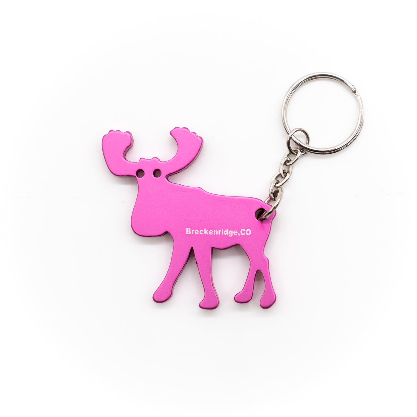 Breckenridge Moose Keychain with Bottle Opener