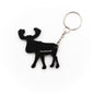 Keystone Moose Keychain with Bottle Opener