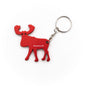 Keystone Moose Keychain with Bottle Opener