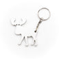 Keystone Moose Keychain with Bottle Opener