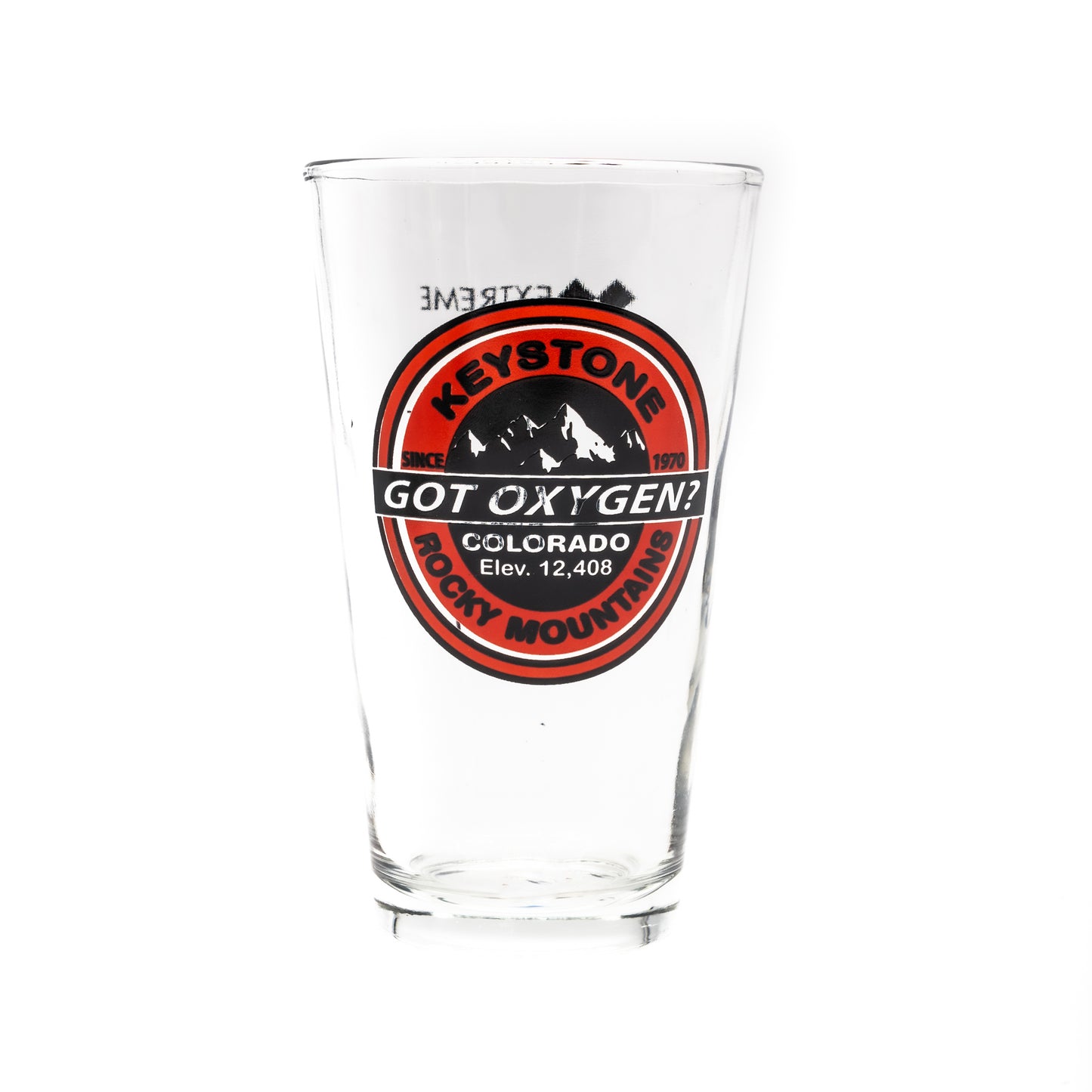Got Oxygen Keystone Pint Glass