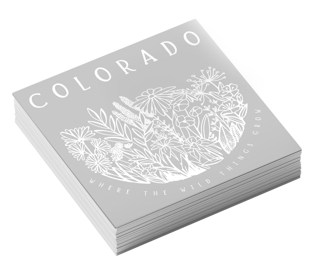 Colorado Wild Flowers Heat Press Transfer