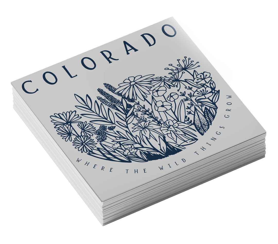 Colorado Wild Flowers Heat Press Transfer
