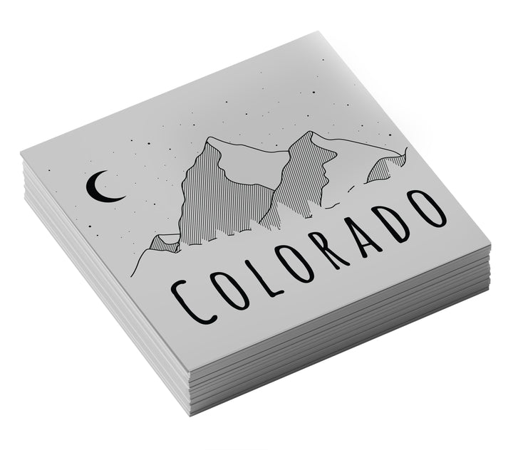 Colorado Mtn Moon Heat Press Transfer
