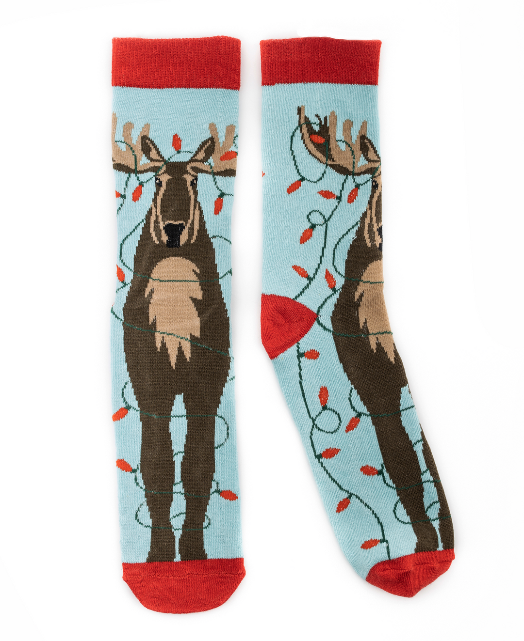 Holiday Moose Socks