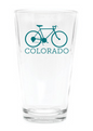 Colorado Bike Pint Glass