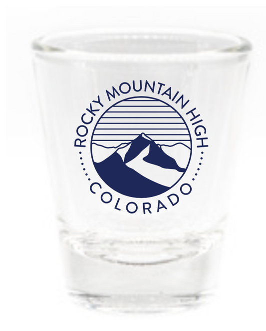 Rocky Mountain High Shot Glass