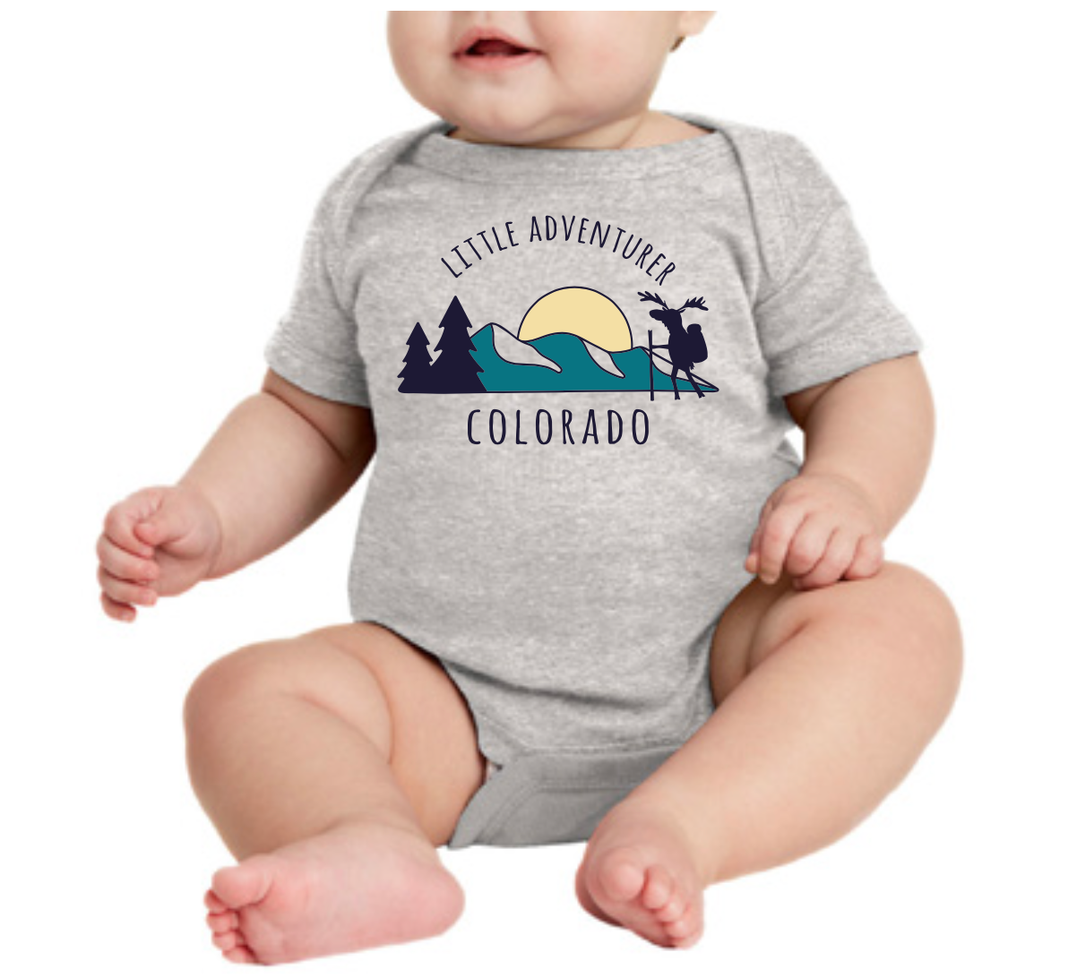 Little Adventurer Colorado Onesie