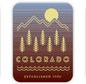 Colorado Mountain Trees Sticker