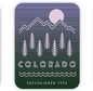 Colorado Mountain Trees Sticker
