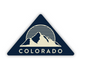 Colorado Triangle Mountain Sticker