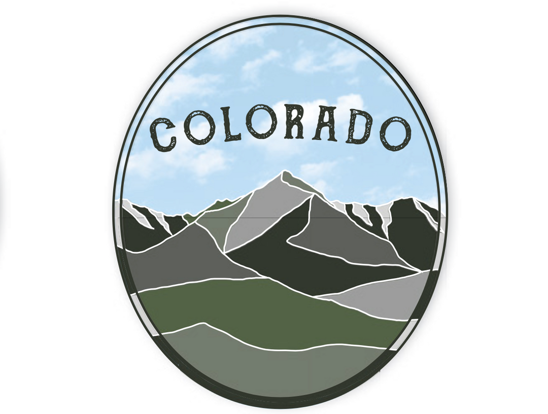 Colorado Night and Day Sticker