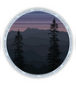Colorado Circle Bird Sticker