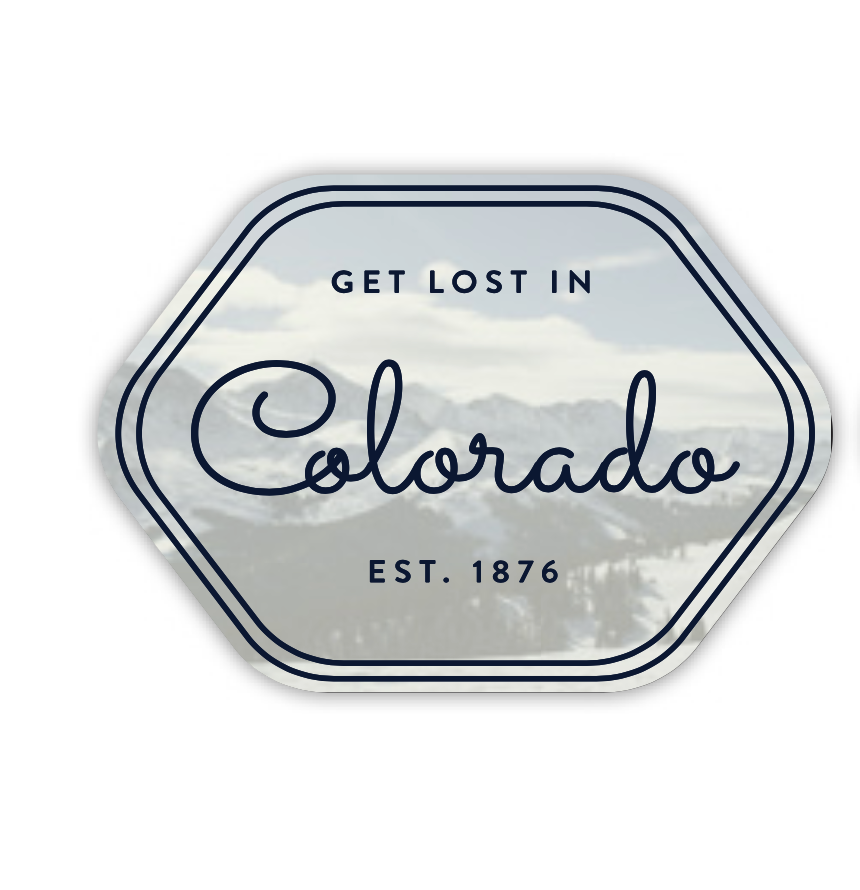 Get Lost in Colorado Sticker