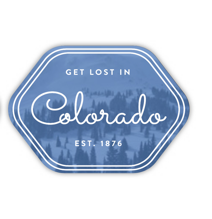 Get Lost in Colorado Sticker