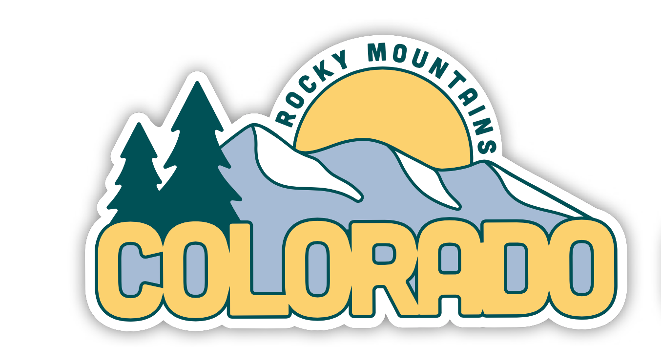 Colorado Rocky Mountains Sticker
