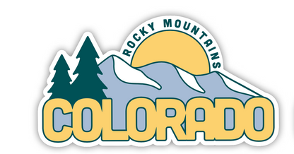 Colorado Rocky Mountains Sticker