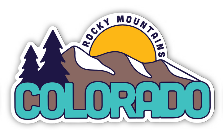 Colorado Rocky Mountains Sticker