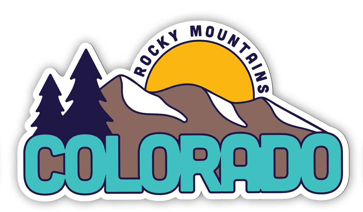 Colorado Rocky Mountains Sticker