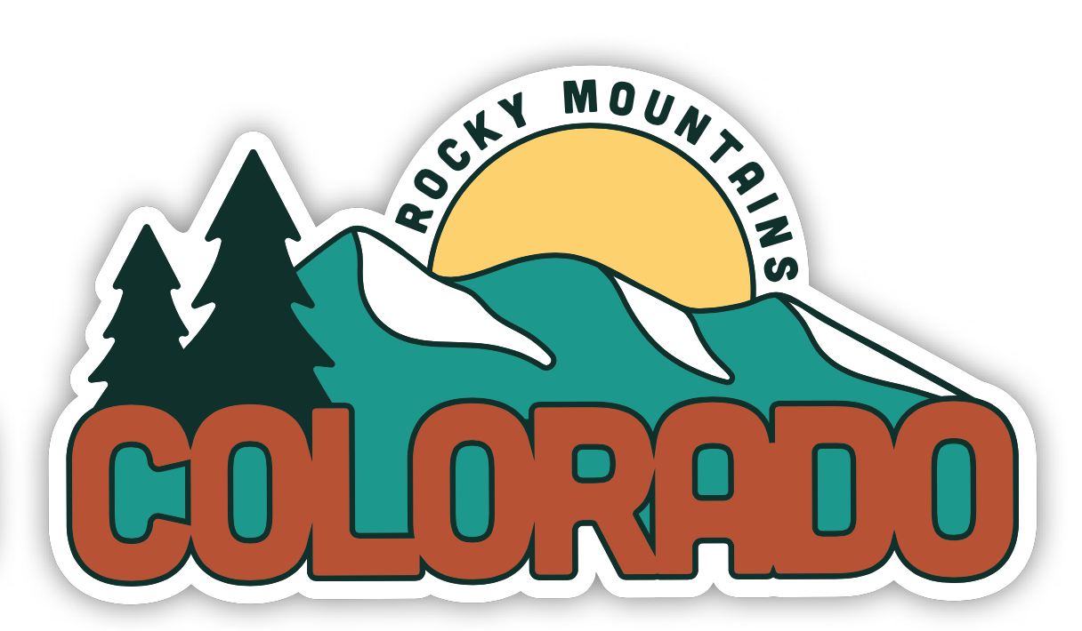 Colorado Rocky Mountains Sticker