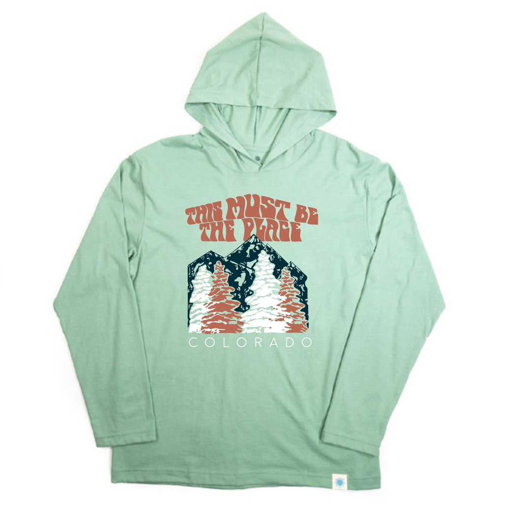 This Must Be The Place Colorado Hooded Long Sleeve