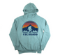 Sunset Sasquatch Colorado Cowl Neck Hoodie