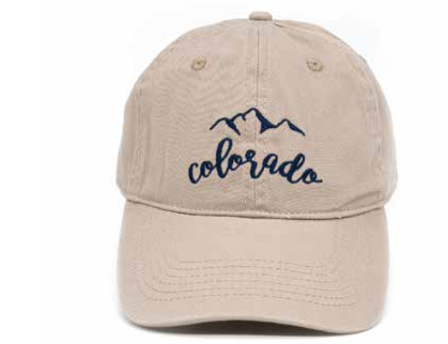 Colorado Mountain Script Dad Hat