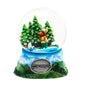 Fishing Moose Large Snow Globe