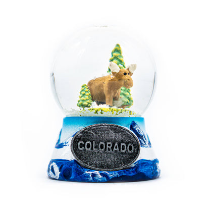 Moose Small Snow Globe