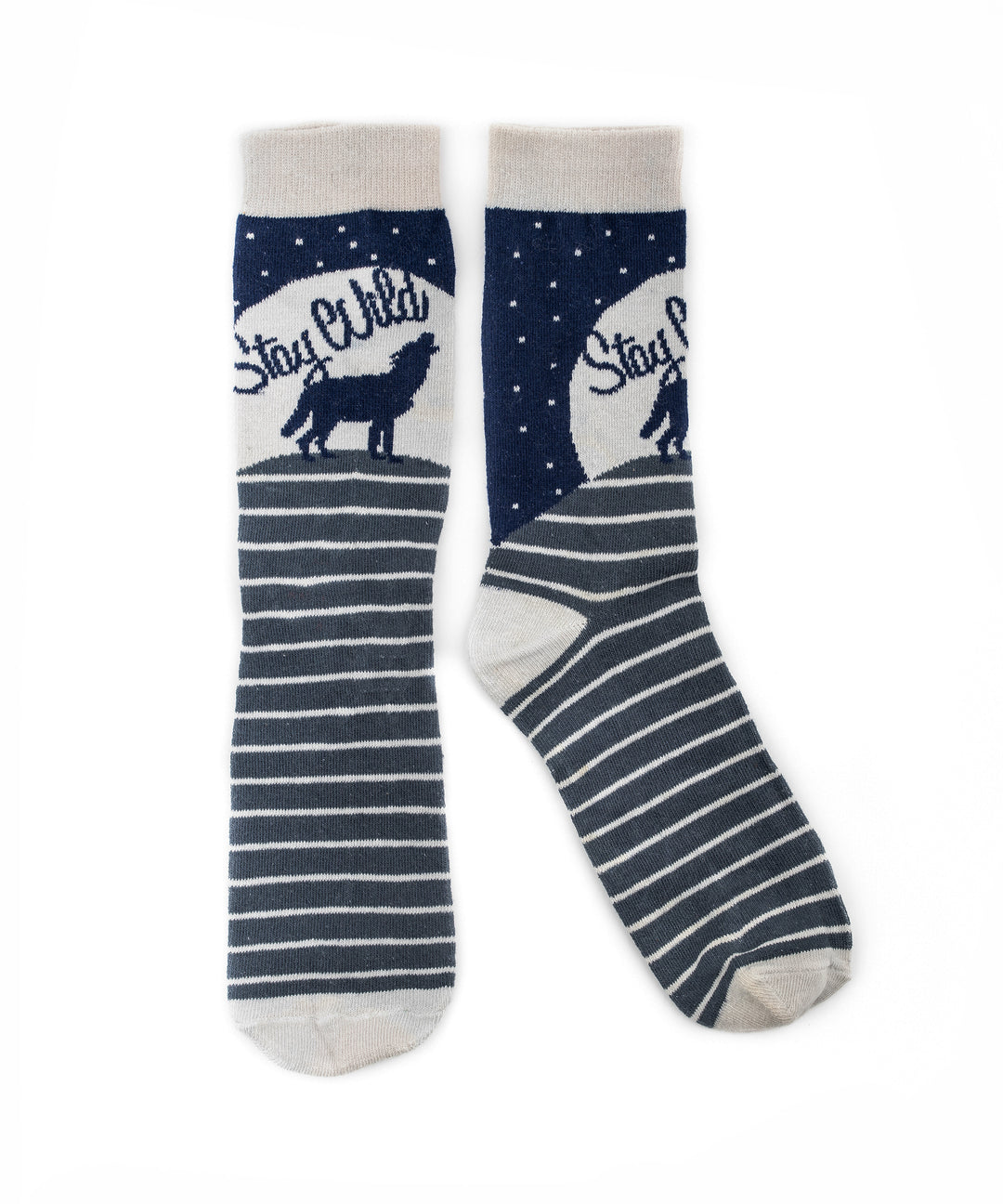 Howlin' Wolf Blue Socks