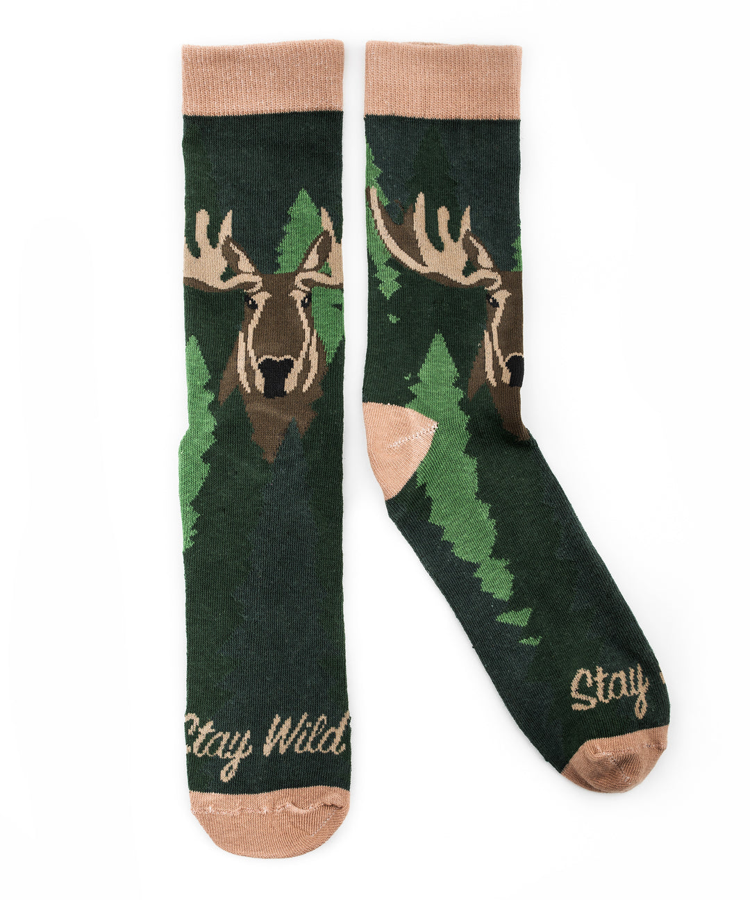 Stay Wild Moose Socks