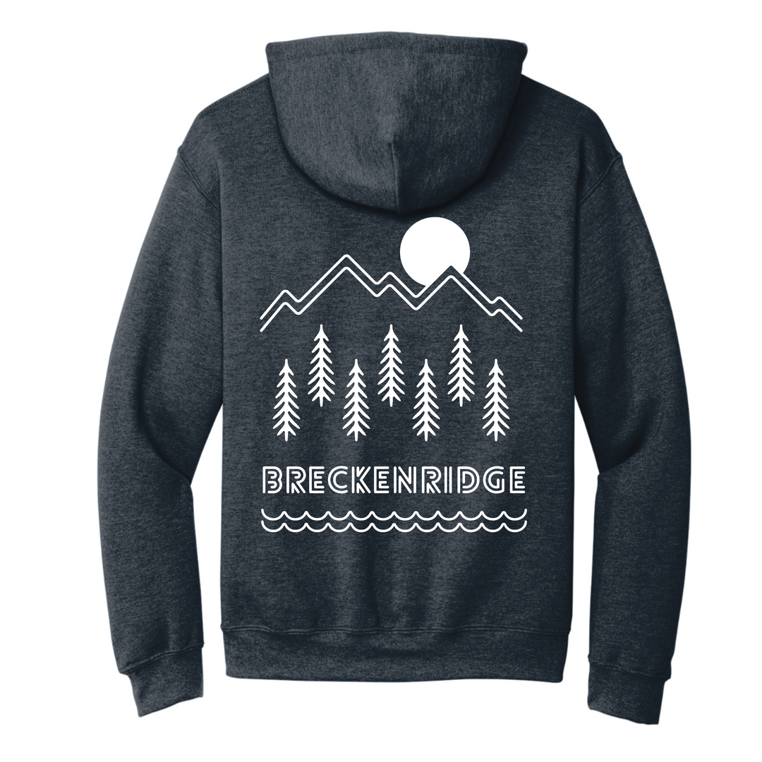 The Breckenridge Mountain Lines Classic Hoodie