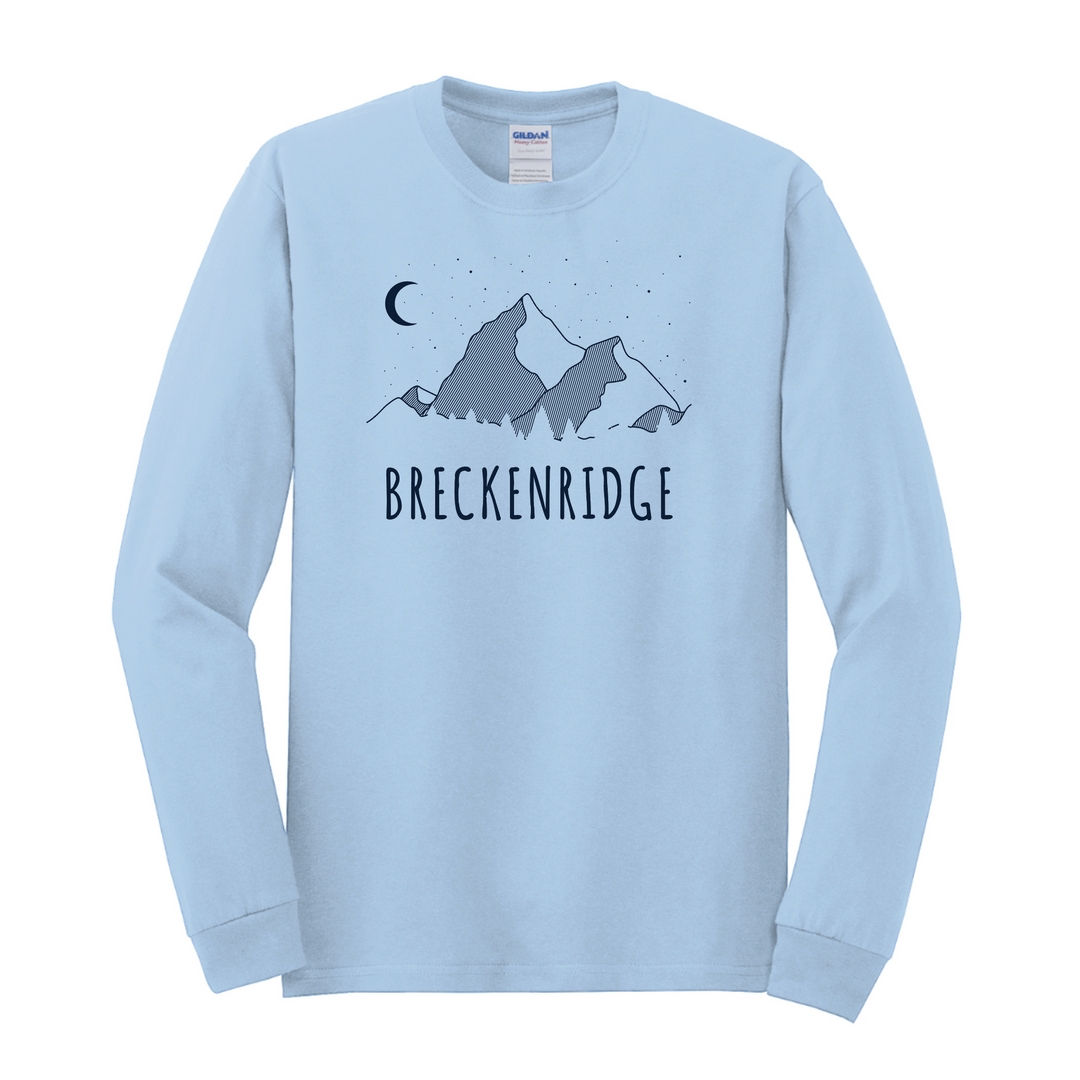 The Breckenridge Mountain Moon Long Sleeve Shirt