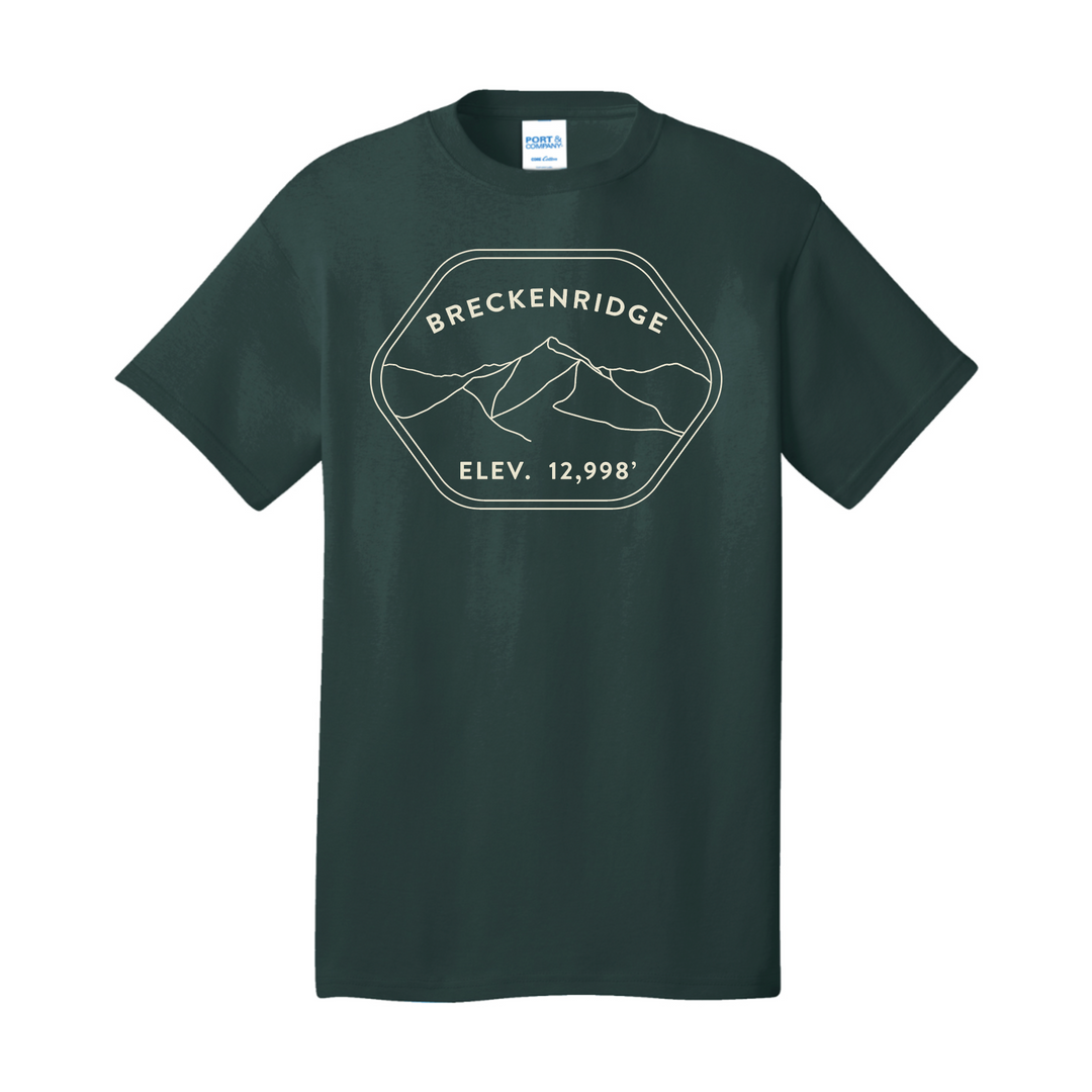 The Breckenridge Hexagon Mountain Short Sleeve Shirt