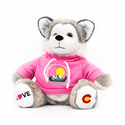 Colorado Hoodie Wolf Stuffed Animal