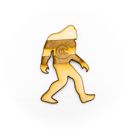 Colorado Flag Laser Cut Wood Magnets